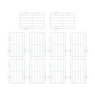 KIT - 10 Separadores Cesto Nextgen Branco - Metalfrio KIT - 10 Separadores Cesto Nextgen Branco - Metalfrio