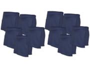 Kit 10 Short Saia Juvenil Helanca Azul Marinho