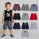 Kit 10 Shorts Sortidos Bermuda Infantil Juvenil Moletinho Menino Tamanho 4 ao 14