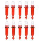 Kit 10 Sinalizador Pisca Led 2 Cores Noturno P/ Rede Espinhel Pesca