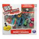 Kit 10 skate de dedo tech deck - bendy boards com rodinhas funcionais Kit 10 skate de dedo tech deck - bendy boards com rodinhas funcionais
