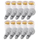 Kit 10 Soquete Bocal De Porcelana E27 + 10 Lâmpada 100w 110v