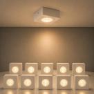 Kit 10 Spot Beiral Led Incluso de teto 3000 Branco Quente Bivolt Quadrado Branco ALUT000672-10 Alut Kit 10 Spot Beiral Led Incluso de teto 3000 Branco Quente Bivolt Quadrado Branco ALUT000672-10 Alut
