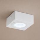 Kit 10 Spot Beiral Led Incluso de teto 6500k Branco Frio Bivolt Quadrado Branco ALUT000673-10 Alut