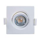 Kit 10 Spot De Led Embutir Alltop Mr11 Quadrado 3w Bivolt Taschibra 6500k Luz Fria