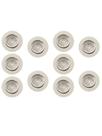 KIT 10 Spot Led Cob 7 w Dicróica Direcionável Redondo Embutir branco frio