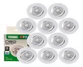 Kit 10 Spot Led Neo Mr16 Embutir Redonda 5w Taschibra 6500k