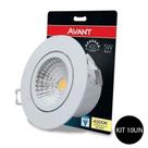 Kit 10 Spot Led Supimpa Redondo 4000k Embutir 5w Avant Kit 10 Spot Led Supimpa Redondo 4000k Embutir 5w Avant