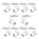 Kit 10 spot sobrepor direcionavel para 1 lampada e27 branco avant