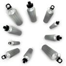 Kit 10 Squeezes Prata Para Sublimação Live 600 ml