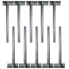 Kit 10 suporte haste concertina 30cm tipo base