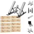 Kit 10 Suportes para Notebook Preto com Design Ergonômico e Nota Fiscal Garantida para Empresa