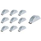 Kit 10 Suportes Triangular Metalico Fixacao Ventilador Teto