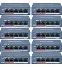Kit 10 Switch Hikvision 5 Portas Poe Ds-3e0105p-e/m Gigabit Kit 10 Switch Hikvision 5 Portas Poe Ds-3e0105p-e/m Gigabit