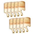 Kit 10 Tábua Para Hambúrguer Gourmet Madeira Pinus Rustica