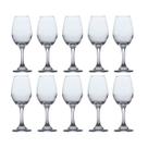 Kit 10 Taça de Vinho Resistente Vinho tinto Agua 365ml -Luxo