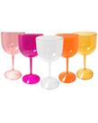 Kit 10 Taças De Gin Cristal Colorida Acrilico 450 Ml Festa Casamento Formatura Centro De Mesa Mimo