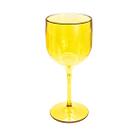 Kit 10 Taças De Vinho De Acrílico Cristal 260ml Festas Aniversario Natal