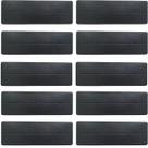 Kit 10 tampa painel tapa buraco do rádio 1 din automotivo encaixe universal preto resistente Kit 10 tampa painel tapa buraco do rádio 1 din automotivo encaixe universal preto resistente