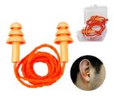Kit 10 Tampão Protetor Auricular Auditivo Abafador Para Ouvido