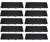 Kit 10 Tampas Falsa Tapa Buraco Radio Som Preto Universal