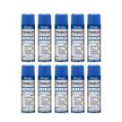 Kit 10 Tapmatic Galvalum Alumínio Tipo Fino Spray Quimatic 225 Ml Protege Contra Ferrugem E Corrosão Ideal Para Metal Solda Portas Janelas E Ferragens