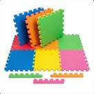 Kit 10 Tatames EVA 50x50 20mm Infantil Antiderrapante Colorido para Academias Brincar Lazer Econômico Kit 10 Tatames EVA 50x50 20mm Infantil Antiderrapante Colorido para Academias Brincar Lazer Econômico