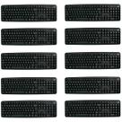 Kit 10 Teclados Tc308 Usb Qwerty Português Brasil PC Notebook