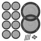 Kit 10 Telas Plásticas 8 Polegadas Com Parafusos Grade Arlem