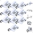 Kit 10 Telefones com Fio Intelbras Pleno Resistentes e Práticos para Escritório Empresa Hotel