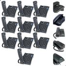 Kit 10 Telefones Fixos com Fio Perfeito para Pousadas, Hotéis, Motéis e Ambientes Corporativos