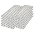 Kit 10 Telhas PVC Precon Plan Concreto 2,42x0,88m