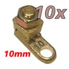 Kit 10 Terminal de Pressão Sapata Botinha para Cabo 10mm Reforçado Kit 10 Terminal de Pressão Sapata Botinha para Cabo 10mm Reforçado