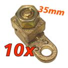 Kit 10 Terminal de Pressão Sapata Botinha para Cabo 35mm Reforçado