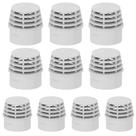 Kit 10 Terminal de Ventilacao 50mm Tigre Anti Mal Cheiro