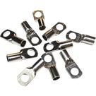 Kit 10 Terminal Olhal de Compressão para Cabo Fio de 25mm Cobre Estanhado SC25-8