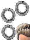 kit 10 Tiara Bell Pente Preta Prendedor De Cabelo Pente