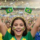 Kit 10 Tiaras Arquinho Copa Do Mundo Bandeira Brasil Futebol