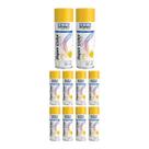 Kit 10 Tinta Spray Uso Geral Amarelo 350ml - Tekbond