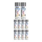 Kit 10 Tinta Spray Uso Geral Grafite 350ml - Tekbond