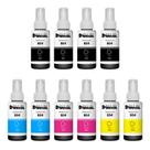 KIT 10 tintas T664 compatível epson para impressora Jato de Tinta L200