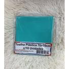 Kit 10 Toalha De Mesa Lisa Plástica 70x70cm Para Aniversário Festa Casamento Cor:Verde água Kit 10 Toalha De Mesa Lisa Plástica 70x70cm Para Aniversário Festa Casamento Cor:Verde água