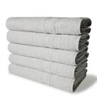 Kit 10 Toalhas Banho Gigante Itália Soft 100% Algodão Grossa Luxo - Branco