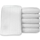 Kit 10 Toalhas de Rosto Hotel Madri Teka Profiline 440g Hotelaria Pousada Lavagem Industrial 48 x 80