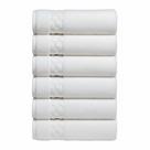 Kit 10 Toalhas De Rosto Salão Academia Hotel 45x70cm 400g/m² Branco