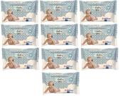 Kit 10 Toalhas Umedecidas Hibaby Plus 50 Unidades-Hiperfarma Kit 10 Toalhas Umedecidas Hibaby Plus 50 Unidades-Hiperfarma