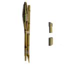 Kit 10 Tocha De Bambu Iluminação Desmontada Luau Festa 130cm