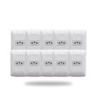 Kit 10 Tomada Simples 10A 250V Aria Branco Tramontina