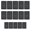 Kit 10 Tomadas Preta 10A + 05 Tomadas 20A com placa Habitat Black - Fame
