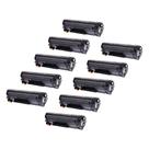 Kit 10 Toner Compatível CF283A M127FN 1.5k Evolut